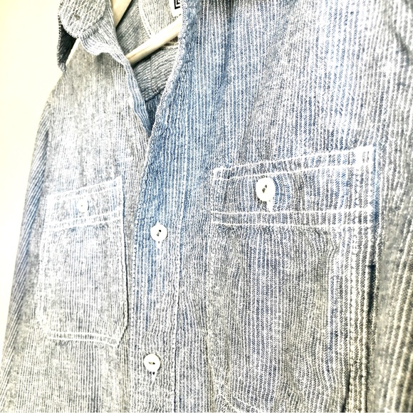 Converse One Star Striped Button Down, M - Picture 5 of 10